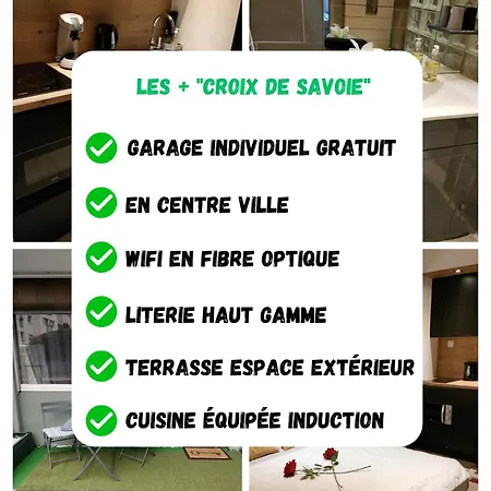 Superbe 2 Etoiles Parking Prive En Centre Apartment Aix-les-Bains