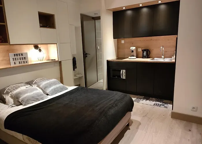 Superbe 2 Etoiles Parking Prive En Centre * 艾克斯莱班